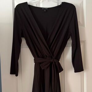 Black Wrap Dress